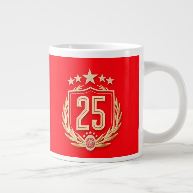 Grande Tasse Poster du Championnat de Galatasaray 2025 (Droite)