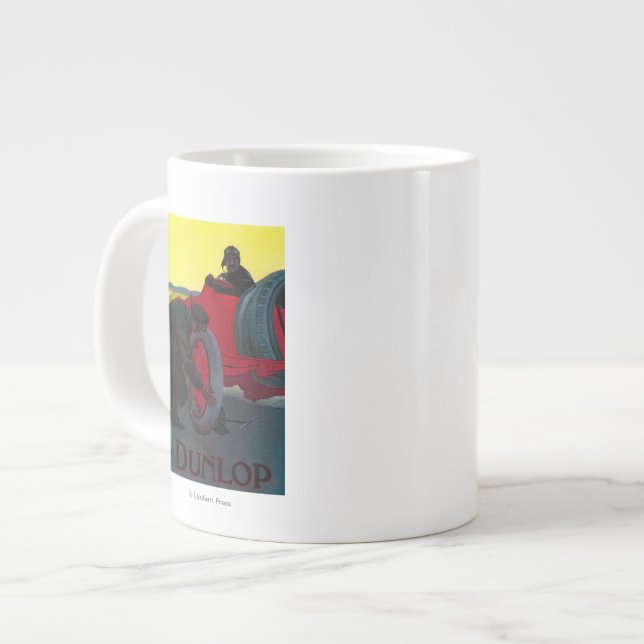 Grande Tasse Poster Vintage Dunlop Europe (Devant gauche)