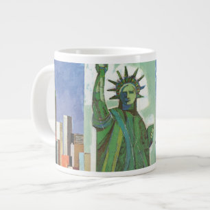 Grande Tasse Poster Vintage voyage pour American Airlines