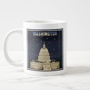 Grande Tasse Poster Vintage voyage pour American Airlines