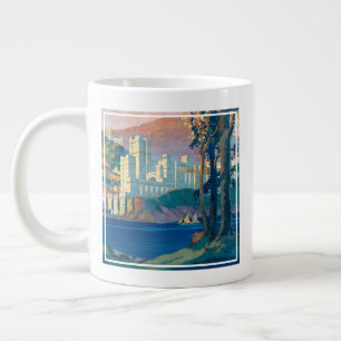 Grande Tasse Poster Vintage voyage Pour New York Central Lines