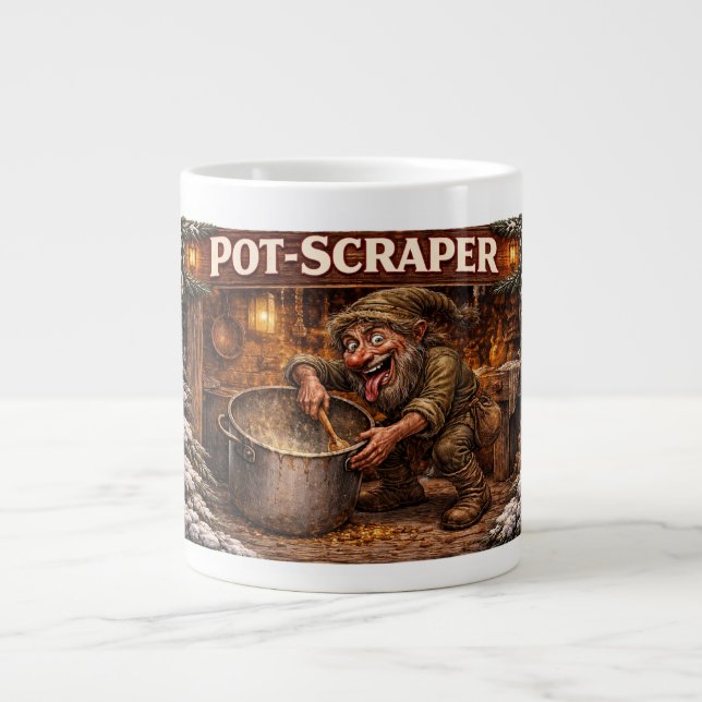 Grande Tasse Pot Scraper Icelandic Yule Lad  (Devant)