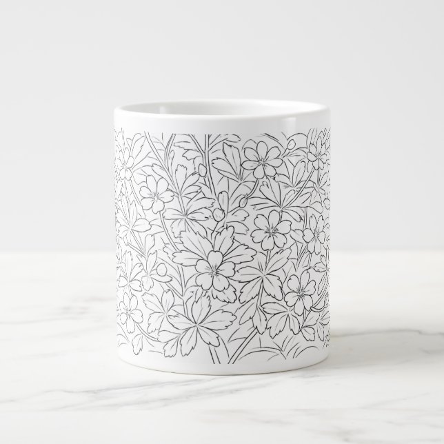 Grande Tasse Potentilla canadensis - Huile de cendré naine (Devant)