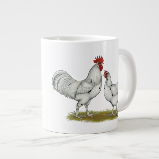 Grande Tasse Poulets blancs Austra (Devant droit)