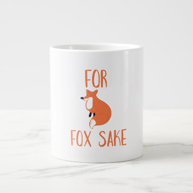 Grande Tasse Pour l'amour du renard (Devant)