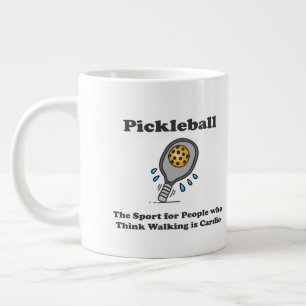 Grande Tasse Pour les gens qui pensent que marcher est du cardi