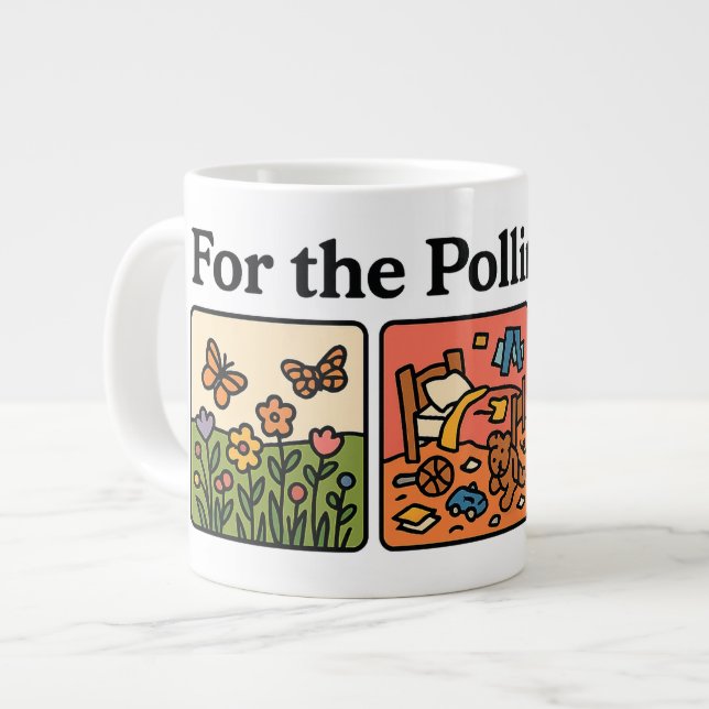 Grande Tasse Pour Les Pollinisateurs (Devant gauche)