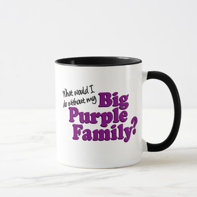 Grande tasse pourpre #2 de famille (Droite)