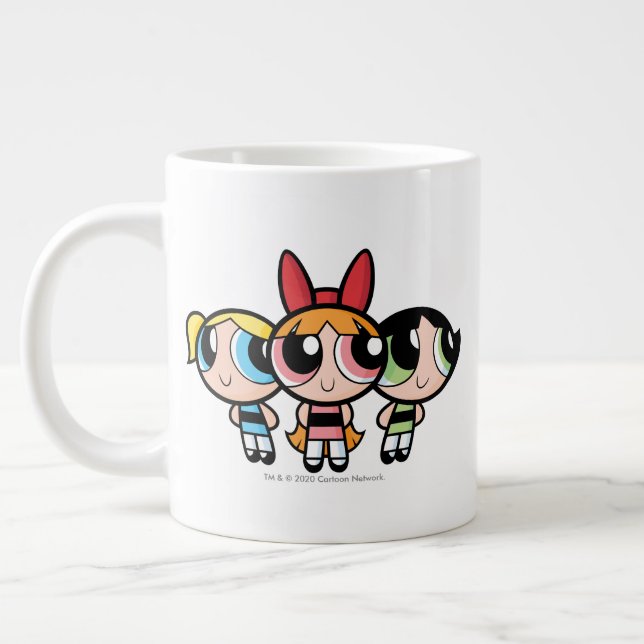 Grande Tasse Powerpuff Girls : Sucre, épices et tout Nice (Gauche)