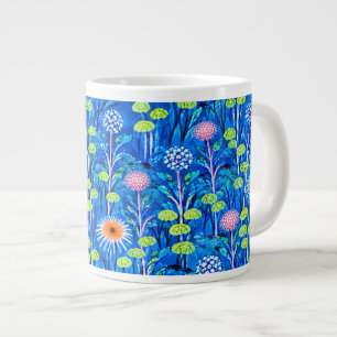 Grande Tasse Prairie de fleurs sauvages Fantaisie Bleue