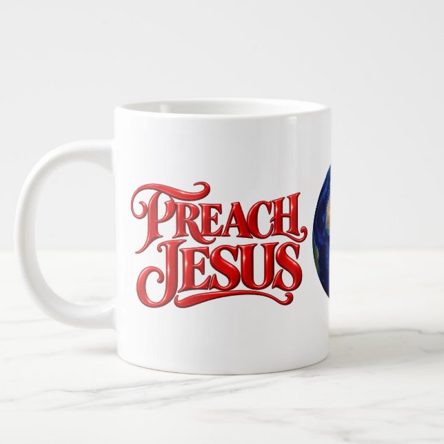 Grande Tasse Prêchez Jésus (Gauche)