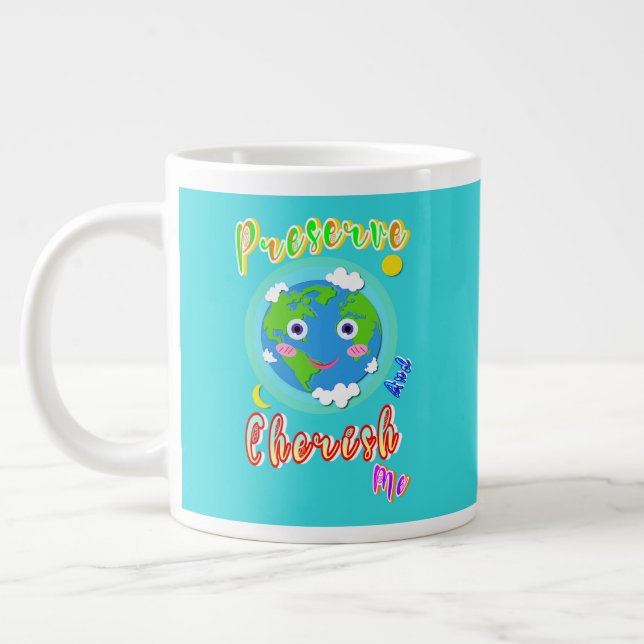 Grande Tasse Préserver Et Chercher Moi (Gauche)