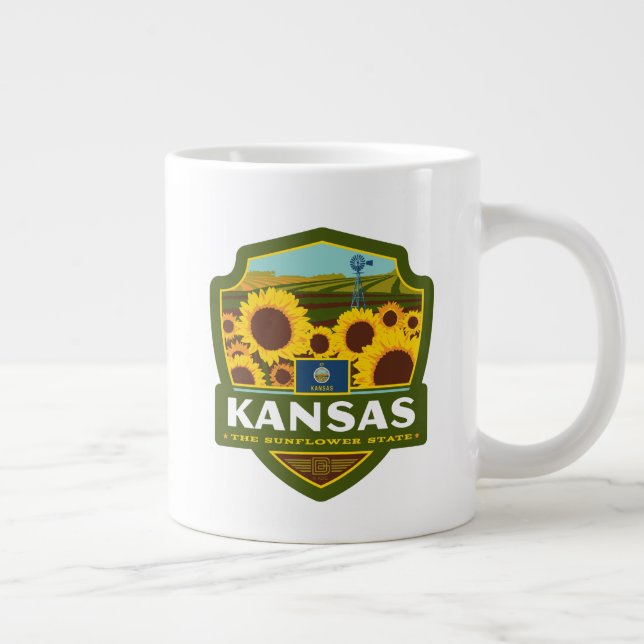 Grande Tasse Pride d'état | Kansas (Droite)