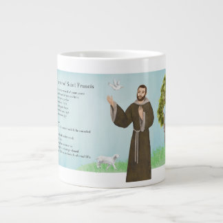 Grande Tasse Prière Saint François pour la paix