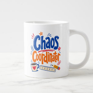 Grande Tasse Professeur Coordinateur de Chaos Design Retour à l