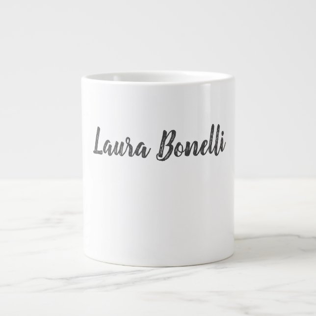 Grande Tasse Professional Modern Minimalist Plain Ajouter un no (Devant)