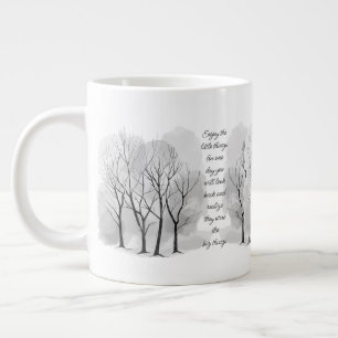 Grande Tasse Profitez des petites choses Citation de vie inspir
