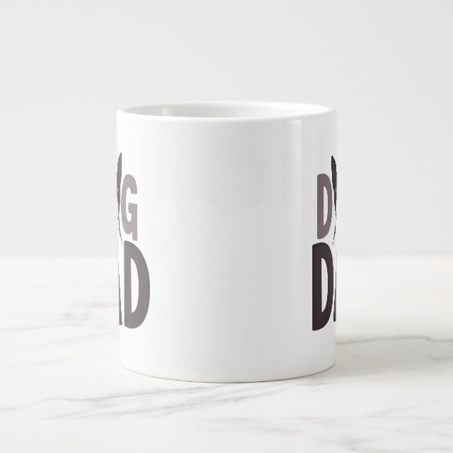 Grande Tasse Proud Dog Dad Apparel & Accessories (Devant)