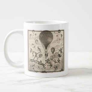 Grande Tasse Publicité Française Pour Le Fabricant De Ballons