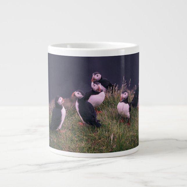 Grande Tasse Puffins de l'Atlantique (Devant)