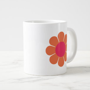 Grande Tasse Puissance des fleurs des années 70