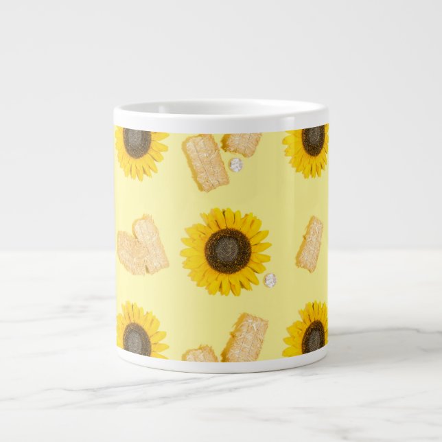 Grande Tasse puissance du tournesol (Devant)