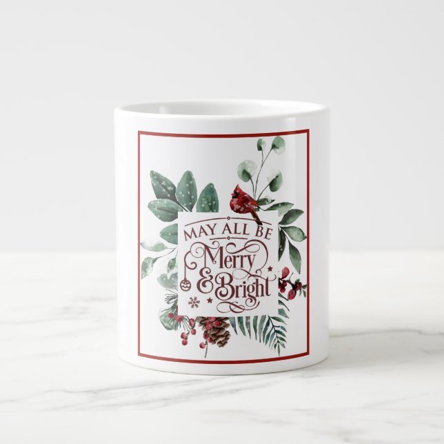 Grande Tasse Puisse tous être joyeux et lumineux (Devant)