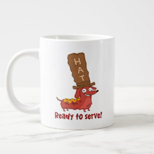 Grande Tasse Pun de hot dog teckel