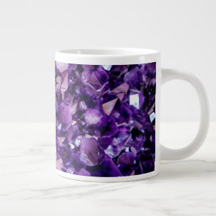 Grande Tasse Purple Amethyst Crystal Gemstone Février