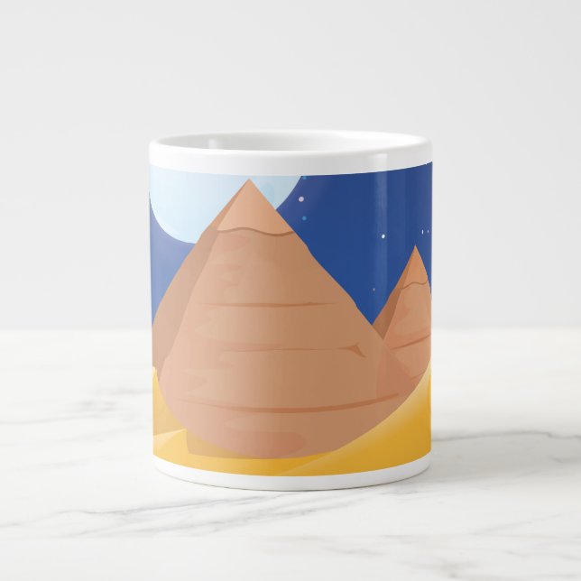 Grande Tasse Pyramides d'Égypte (Devant)