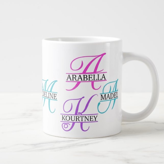 Grande Tasse [Quantité] x [Taille] [Matériau] [Style] Assiette  (Droite)