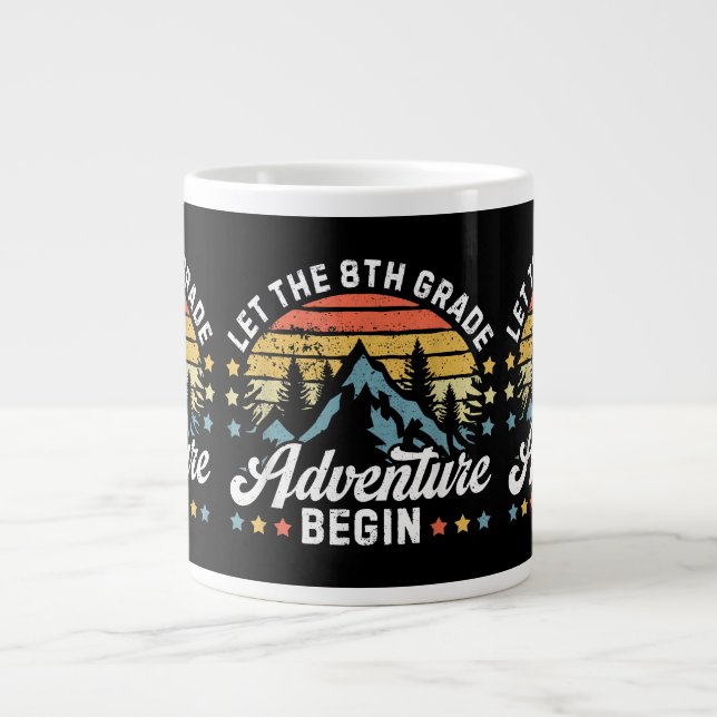 Grande Tasse Que l'aventure de 8e année commence Retour à l'éco (Devant)