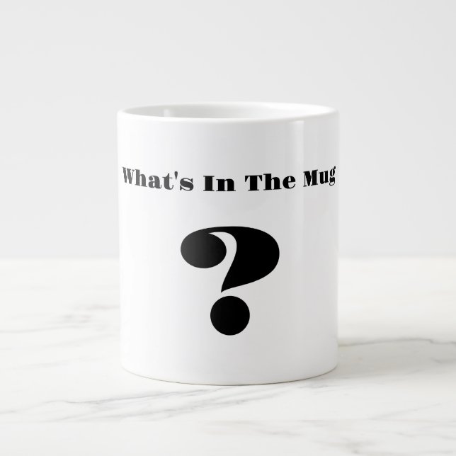Grande Tasse Qu'y a-t-il dans la boue ? (Devant)