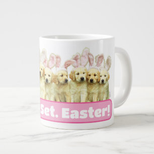 Grande Tasse Rangée de lapins chiots