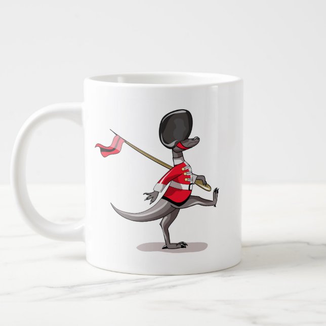 Grande Tasse Raptor Habillé En Garde Britannique. (Gauche)