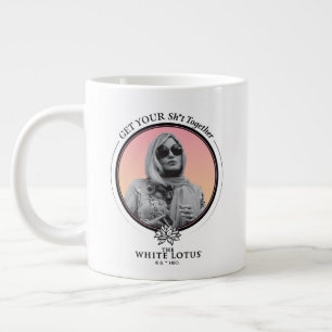 Grande Tasse Rassemblez votre sh*t - Le Lotus Blanc