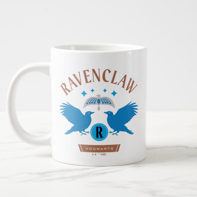 Grande Tasse RAVENCLAW™ Maison double aigle Diadem Graphique (Gauche)