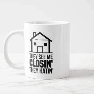 Grande Tasse Realtor Ils Me Voient Fermer Agent Immobilier
