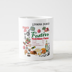 Grande Tasse Recette festive de Noël pour la cuisson des fêtes