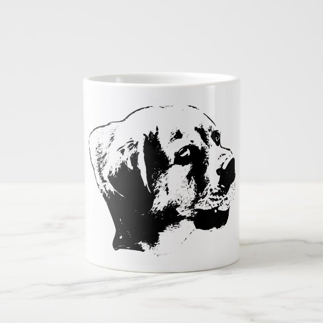 Grande Tasse Rechercher - Profil à yeux clairs (Devant)