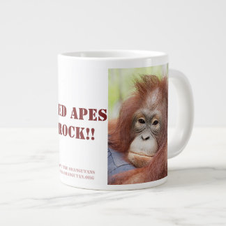 Grande Tasse Red Apes Rock - Docteur Ann Orangutan