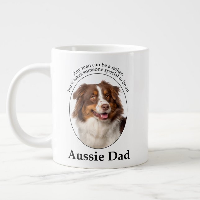 Grande Tasse Red Australian Shepherd Papa (Gauche)