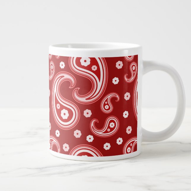 Grande Tasse Red Paisley (Droite)