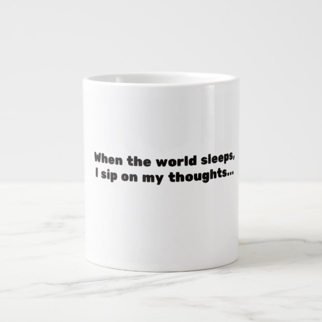 Grande Tasse “Reflets de minuit” (Devant)