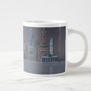 Grande Tasse Réflexions de la nuit New York Skyline