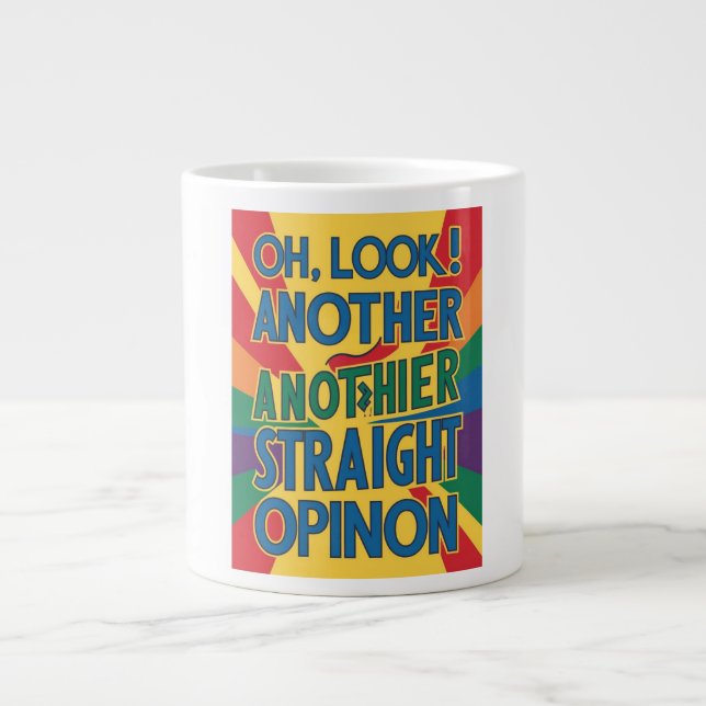 Grande Tasse Regarde ! Autre opinion droite (Devant)