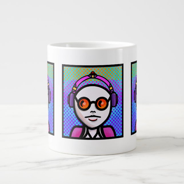 Grande Tasse Regarde Voir aux nuances (Devant)
