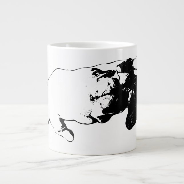 Grande Tasse Regarder le câblage - Quiet encré (Devant)