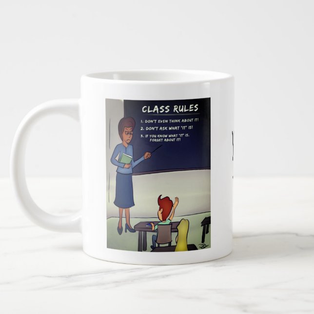 Grande Tasse Règles de classe Bouchon de spécialité (Gauche)