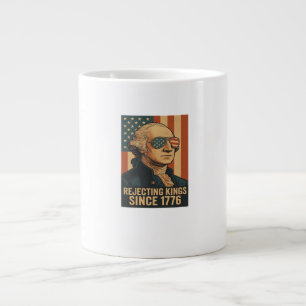 Grande Tasse Rejetant les rois depuis 1776 Graphique vintage cl